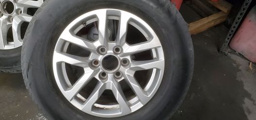 Rims and tires  for chevrolet silverado 1500