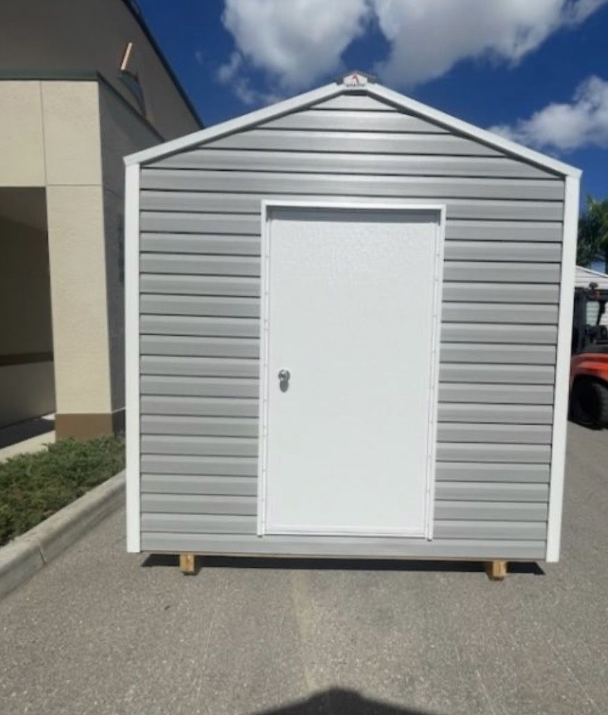 8x10 Vinyl Shed (Hurricane-rated)