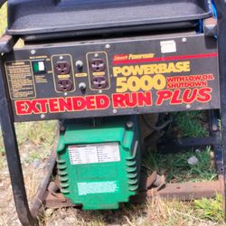 Coleman Powerbase Extended Run Heavy Duty 5000 Watt Generator 