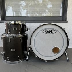 SJC Custom Drum Set: 3-Piece Kit for Sale