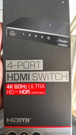 Brand new never used open box rocketfish hdmi switch