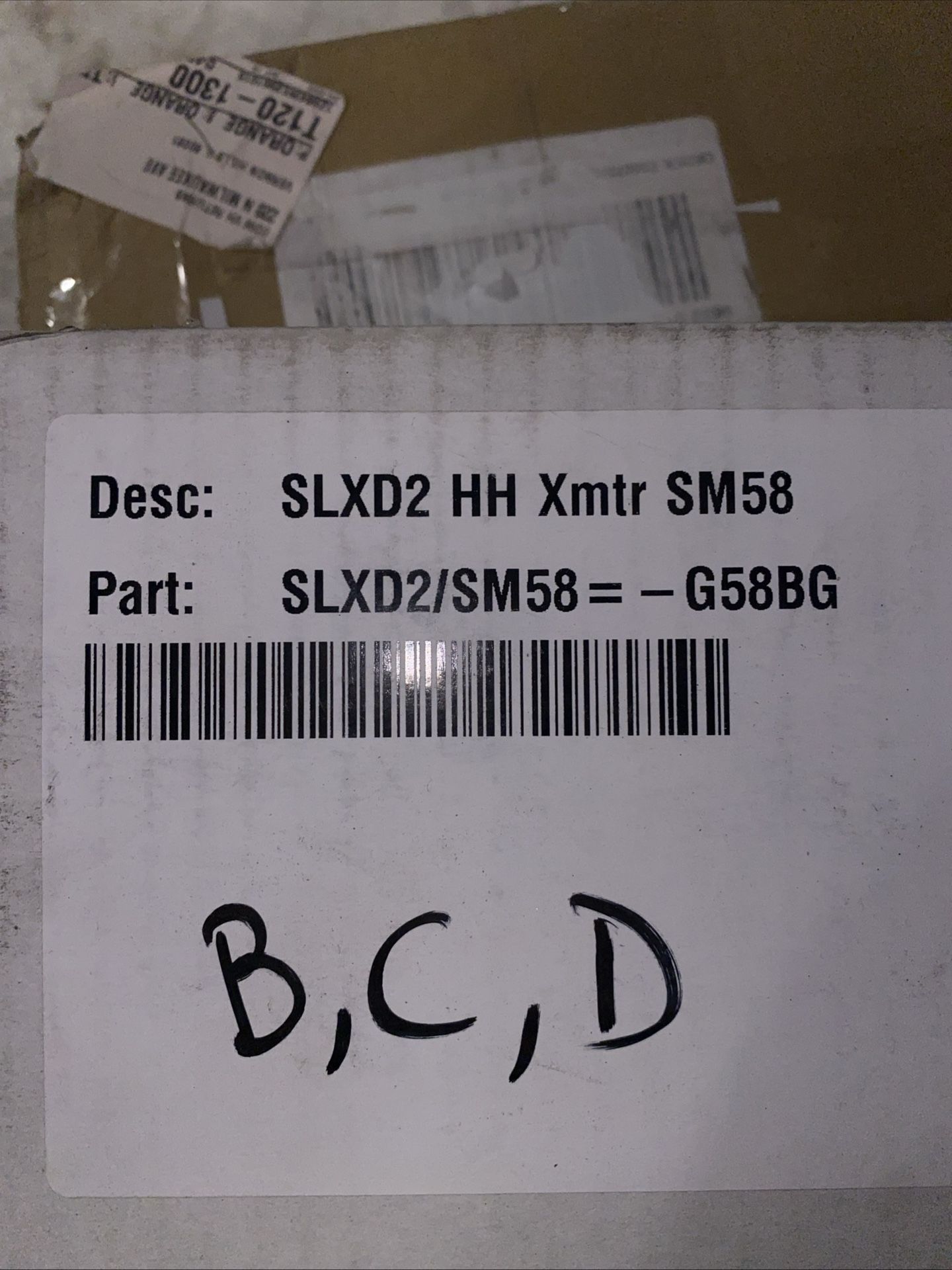 Shure ULXD8 Wireless Gooseneck Base Transmitter (ulxd8=g50)