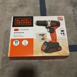 Black + Decker 20V Drill/Driver