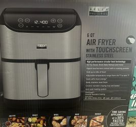 Bella air fryer 6qt OBO