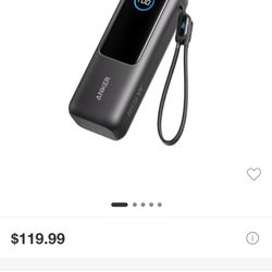 Anker Power Bank (25K, 165W, Built-In and Retractable Cables)