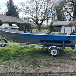 1989 15 Foot Sylvan Aluminum Boat 