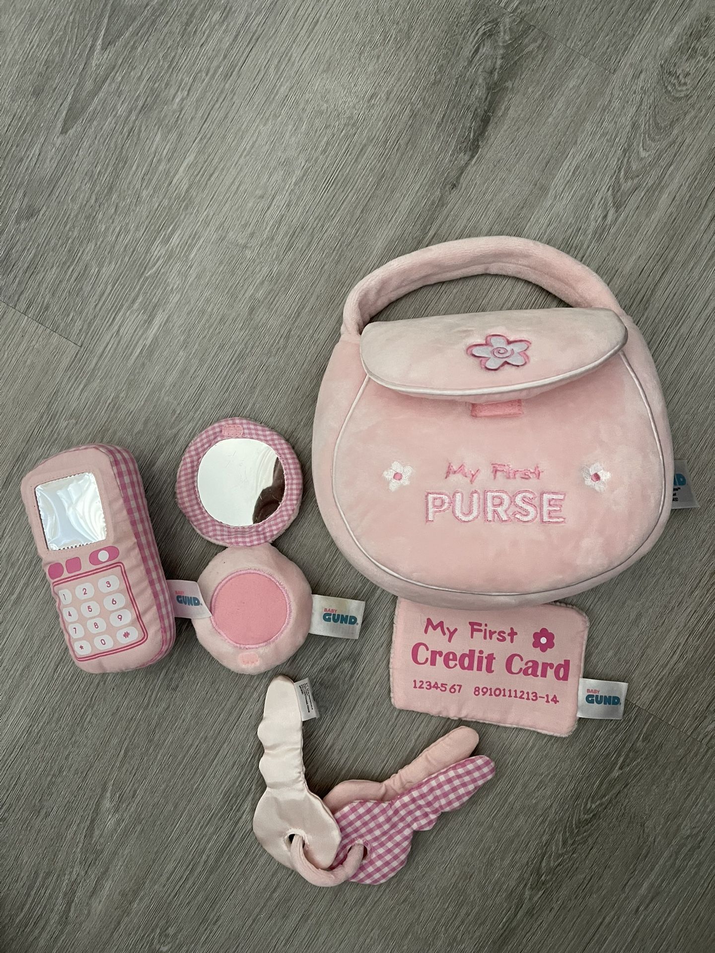 Baby GUND My First Purse 5-Piece Plush Playset