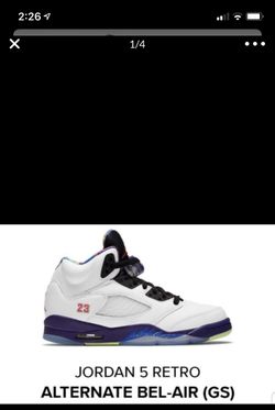 Jordan Retro 5 bel airs size 7 $250