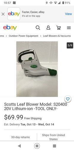 Scott cordes leaf blower