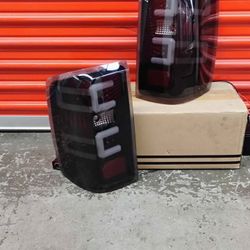 FOR 2014-2019 SILVERADO/SIERRA 3D LED BAR TAIL LIGHT SMOKED