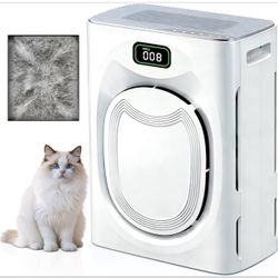 Brandnew Air Purifier for Pets Home Up to 2500 Ft², Pet Air Purifier with Washable Double-Sided Filter & H13 HEPA, for Pet Hair Dander Odor Smoke Dust