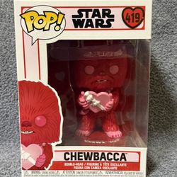 Funko Pop! Vinyl Star Wars Chewbacca Valentine #419 Bobblehead Figure
