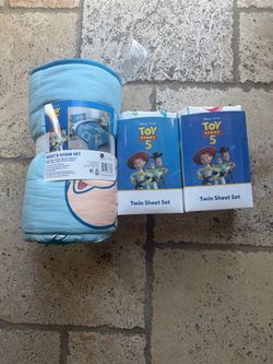 Toy Story Twin Bed Sheets & Comforter