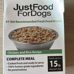 JustFoodForDogs-Pantry Fresh-Chicken And Rice (12pack)