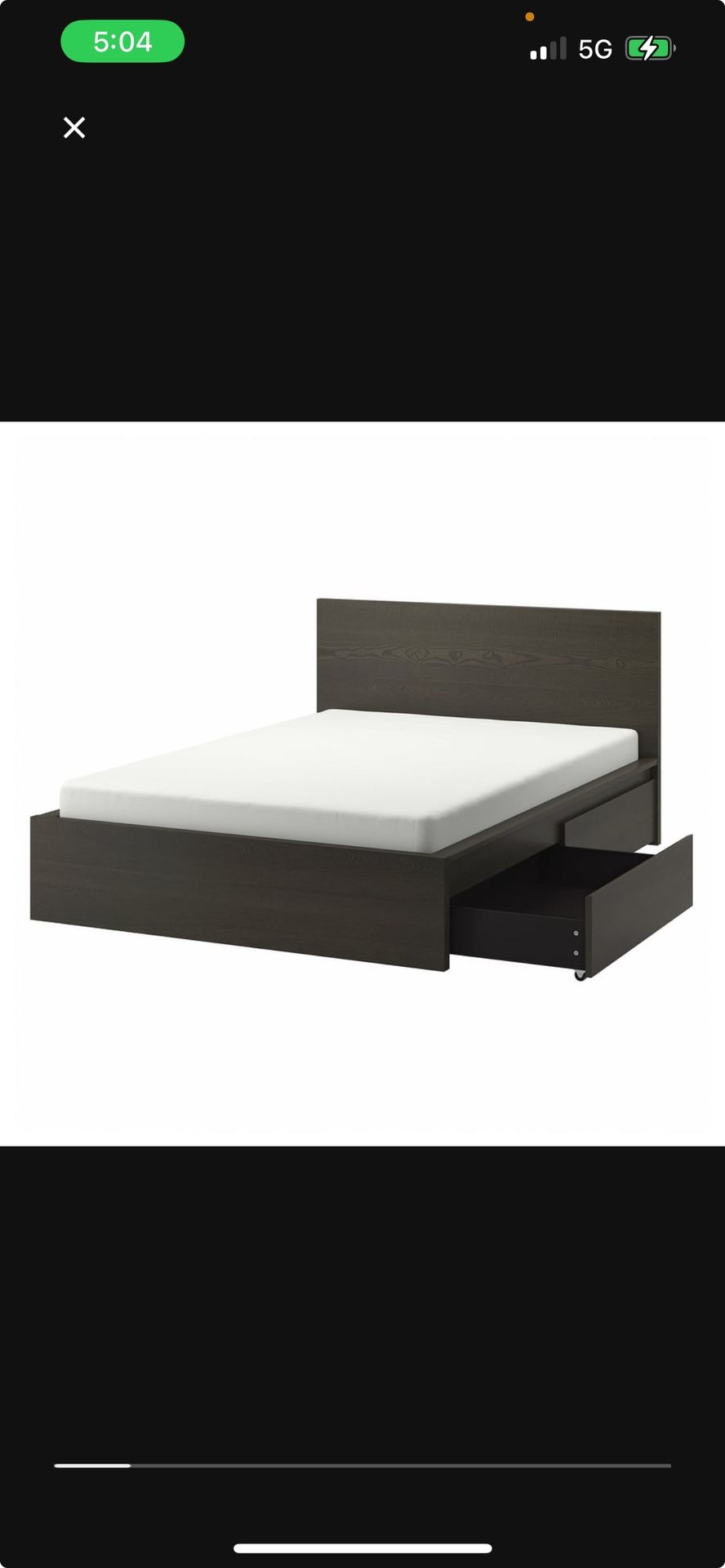 Full Bed Frame + Mattress