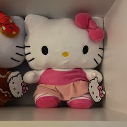 Pink hello kitty plushy