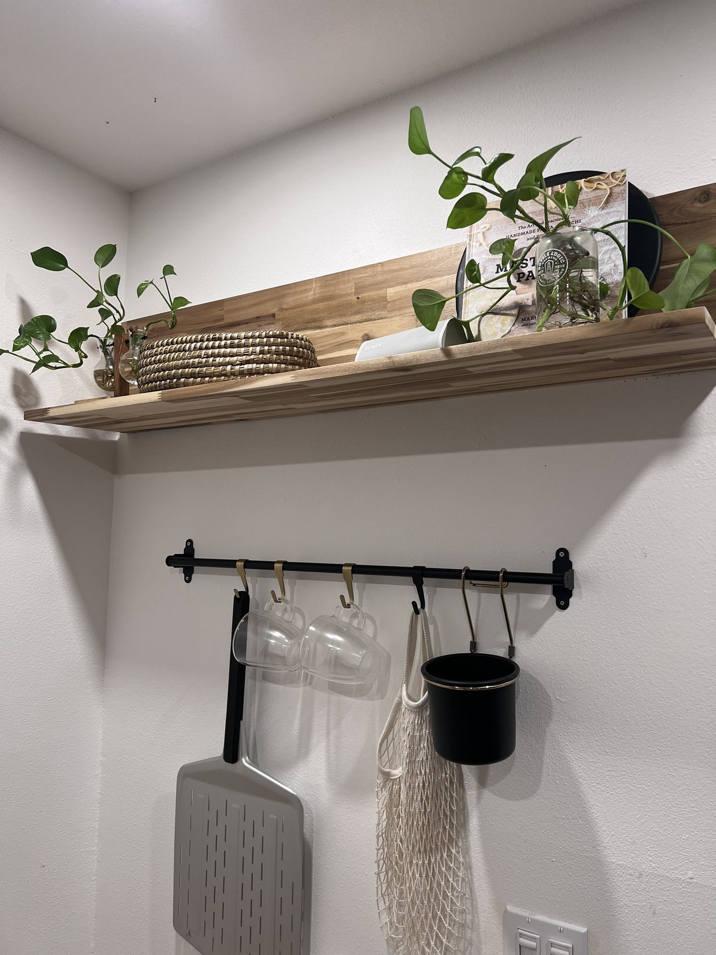 Ikea Wood Skogsta Shelf