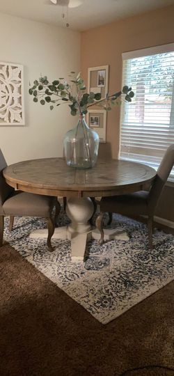 61” Diameter 6 seat Dining Table