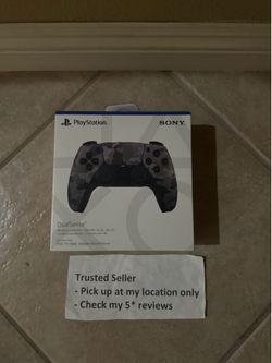 Ps5 PlayStation 5 DualSense Wireless Controller Gray Camouflage