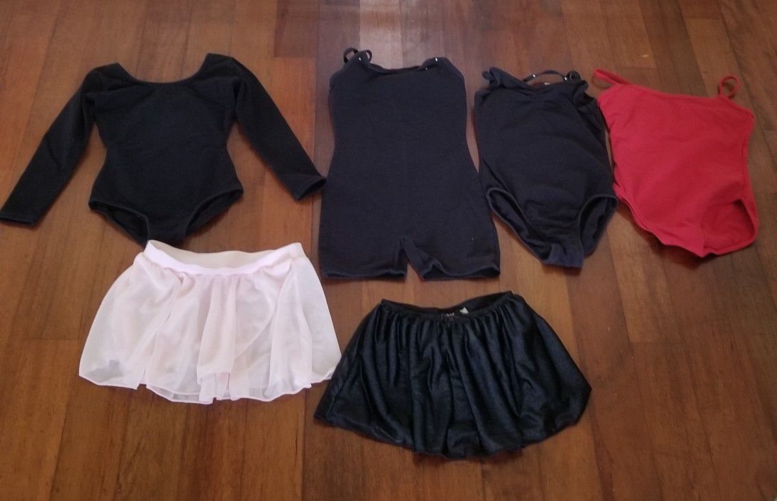 Dance Little Girls Ballet Tap Leotard Tutu Skirt Sizes Small 6-8 $5 Each 