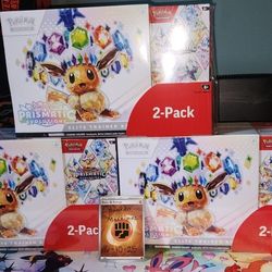 Prismatic Evolutions 2 Pack Bundle