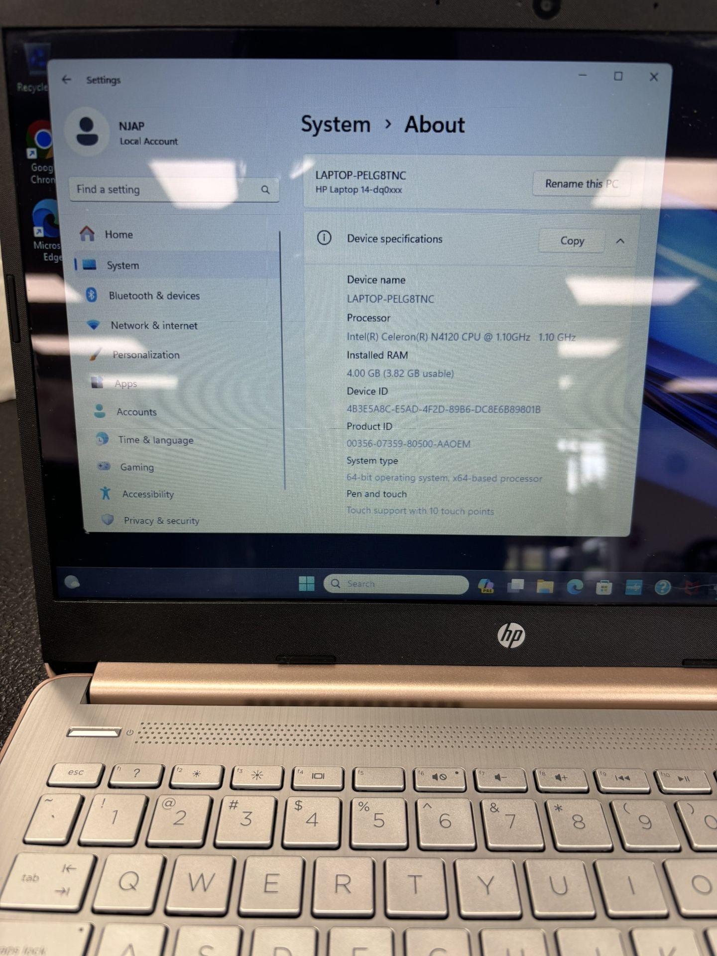 Hewlett Packard Laptop