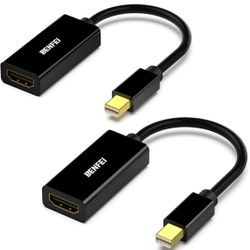 Benfei Mini DisplayPort to HDMI Adapter 2 Pack