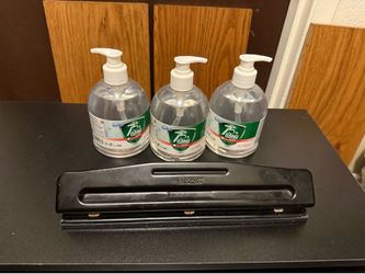 Office supplies/hand sanitizer
