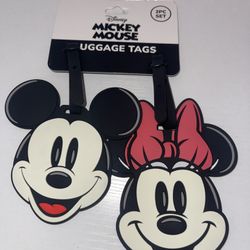 Mickey Mouse luggage tags nwt