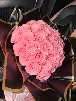 Glitter preserved bouquet