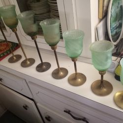 Seven Candleholders