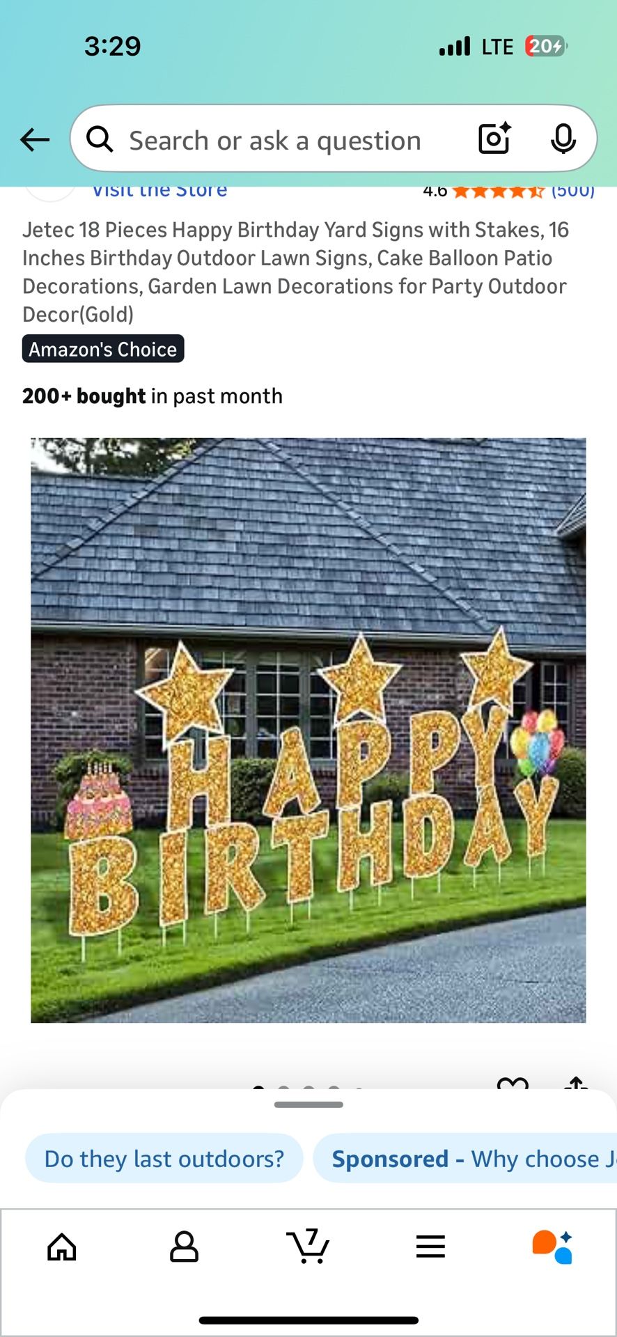 Birthday Yard Sign