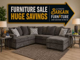**Charcoal Sectional – $1,449**