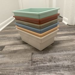 Really Good Stuff All Purpose Bins - Boho 6 Pack $8 ll