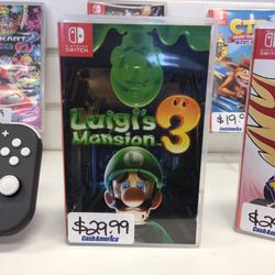 Nintendo Switch Game Luigis Mansion 3
