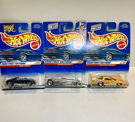 New Lot Of 3 2000 Hot Wheels 064; 080; 095
