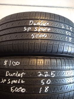 2 dunlop so sport 5000 225/50/18