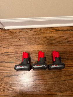 M12 12-Volt Lithium-Ion XC High Output 5.0 Ah Batteries EACH $70