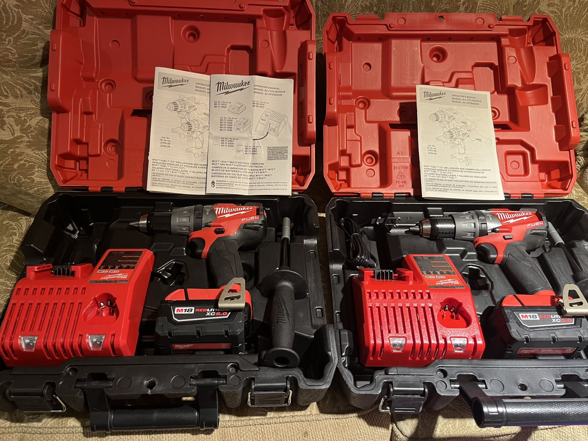 Milwaukee Gen 2 Hammer drill And Battery