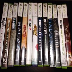 Xbox 360 Game Lot (All Games Are Like New)