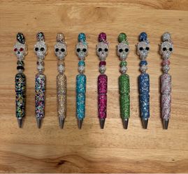 Halloween “Skully” Beaded Gift Pens