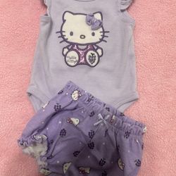 Baby Girl Hello Kitty Outfit