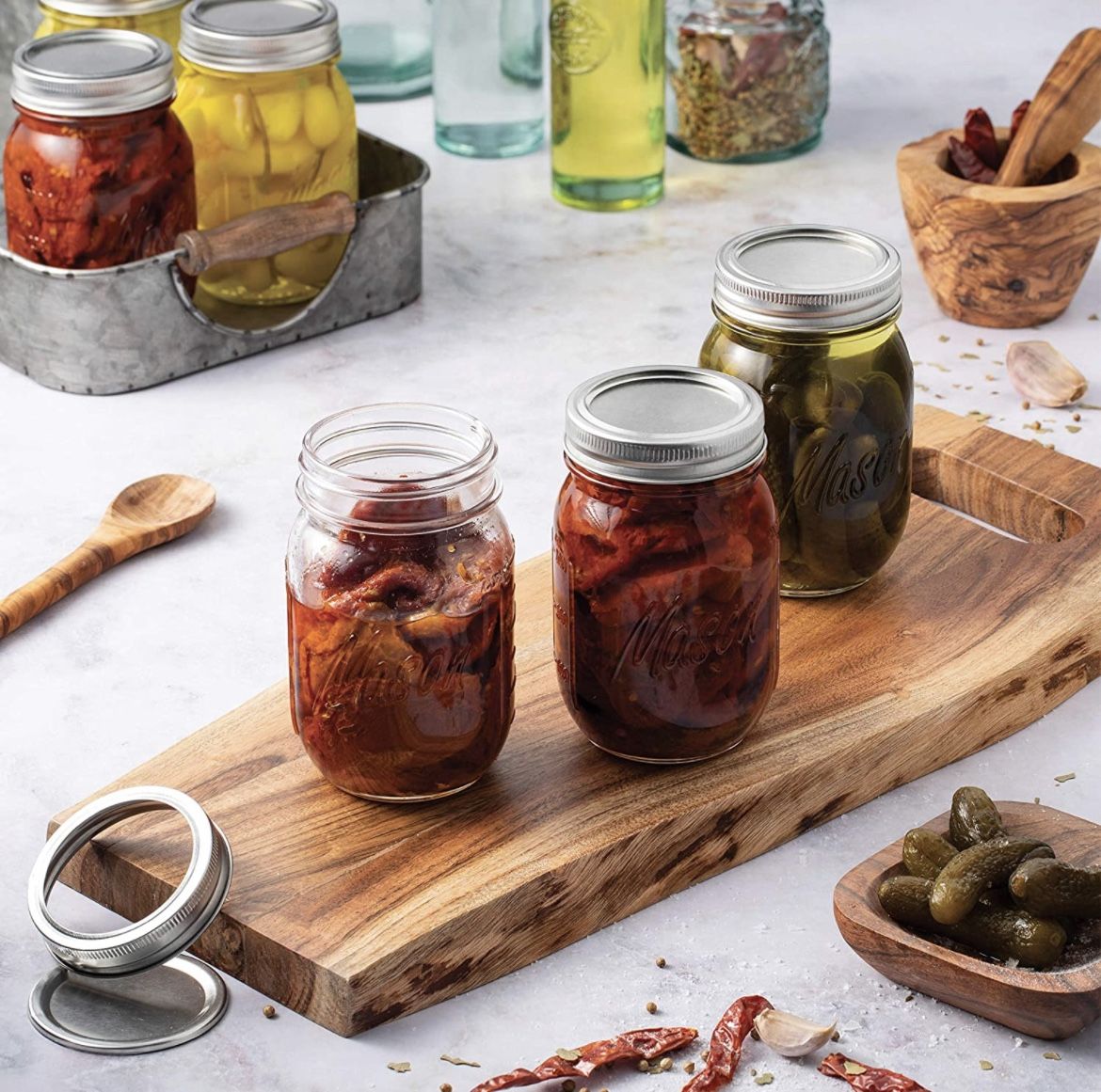 Paksh Novelty Mason Jars 16 oz - 4-Pack