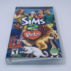 The Sims 2: Pets PlayStation Portable PSP 2006 Complete CIB TESTED