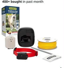 New PetSafe Stubborn Dog In-Ground Pet Fence for Hard-to-Train Pets - Great for Hearing-Impaired Dogs - Covers 1/3-Acre Yard - Expandable up to 25 Acr