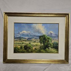 Nice Original Oil Painting On Canvas Signed