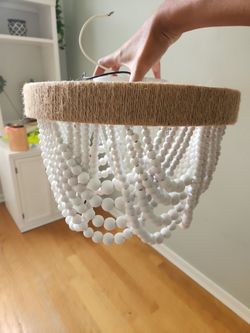 White Chandelier or Light Fixture