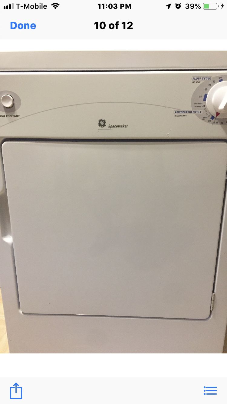 Dry electric 110 with filter indoor, good condition