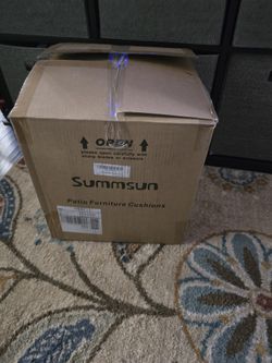 SUMMSUN PATIO FURNITURE  CUSHIONS