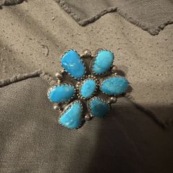 Sterling Silver Stone Ring 